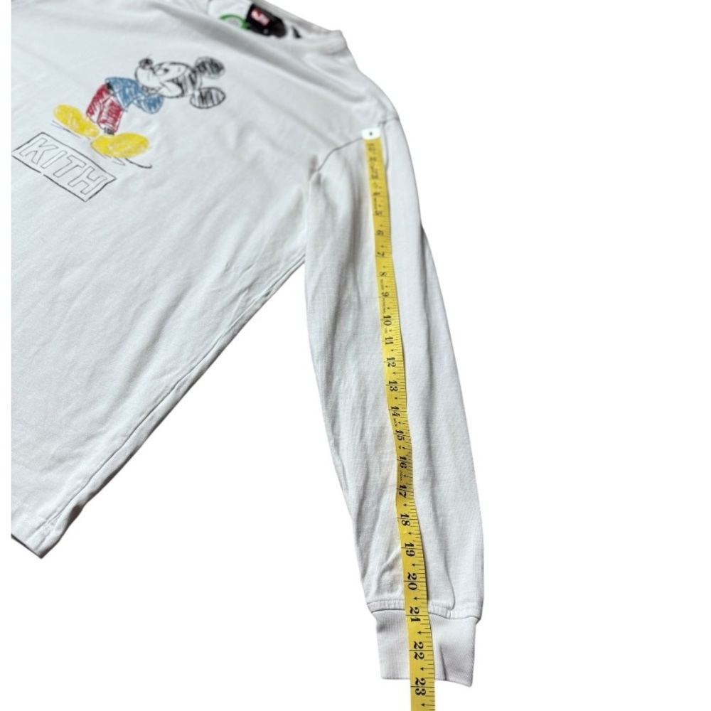 KITH x Disney 70s Pencil Mickey Long-Sleeve Tee size S Authentic - Picture 10 of 12
